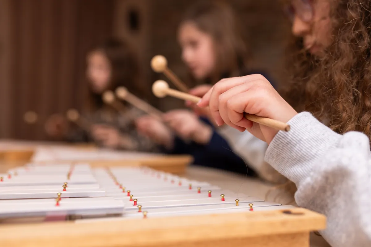 Carillon en bois et métal Serclet