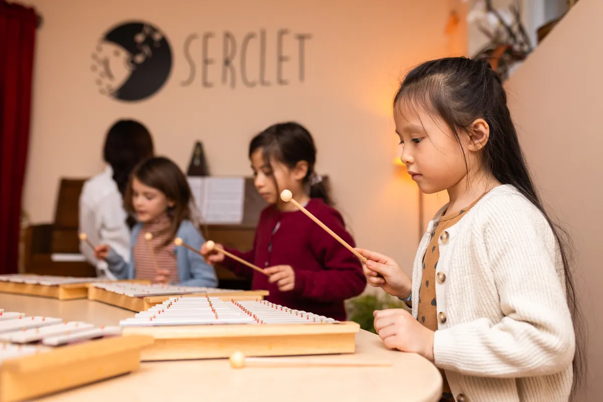 Exploration sonore avec métallophones — Serclet
